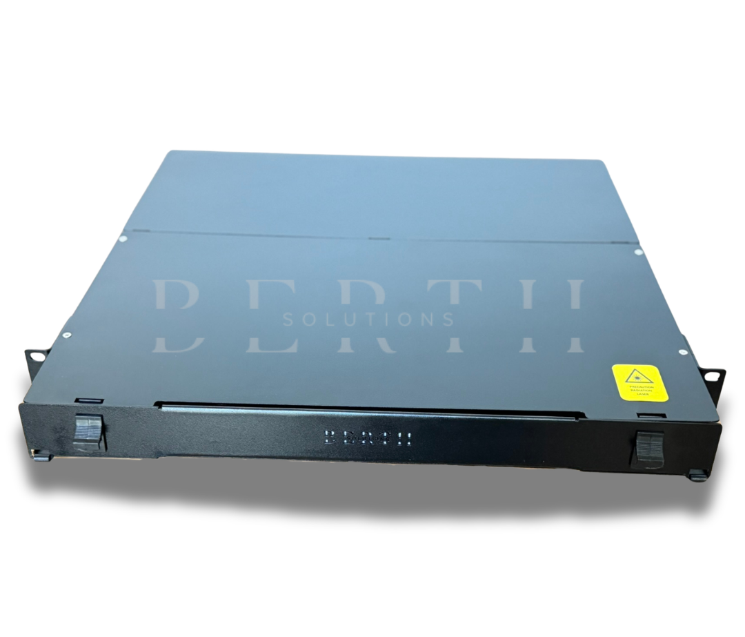 Panel Holds Up to 144 Fibers with Rear Tray and Back Cover