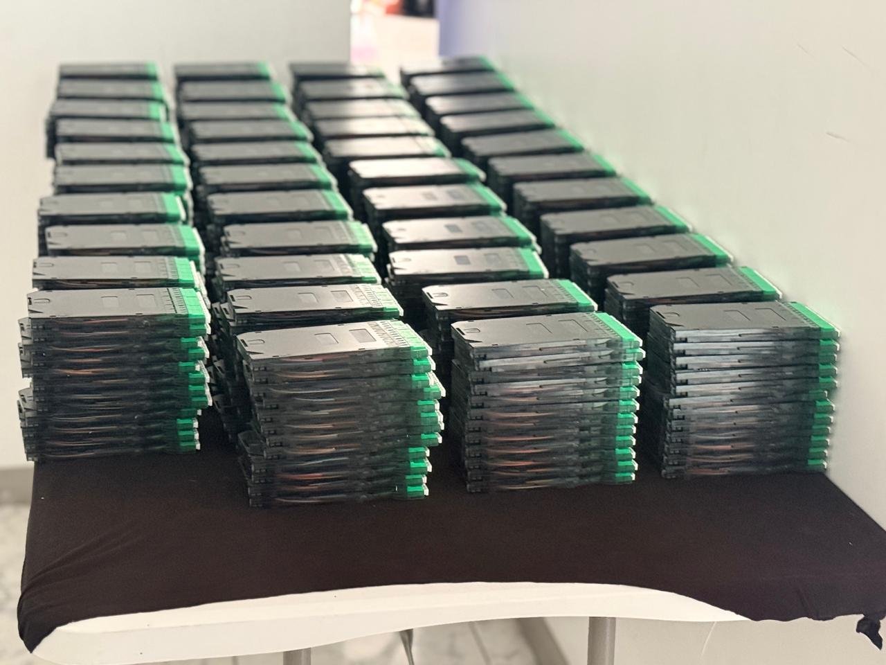 Fiber optic cassettes prepared by Berth Solutions